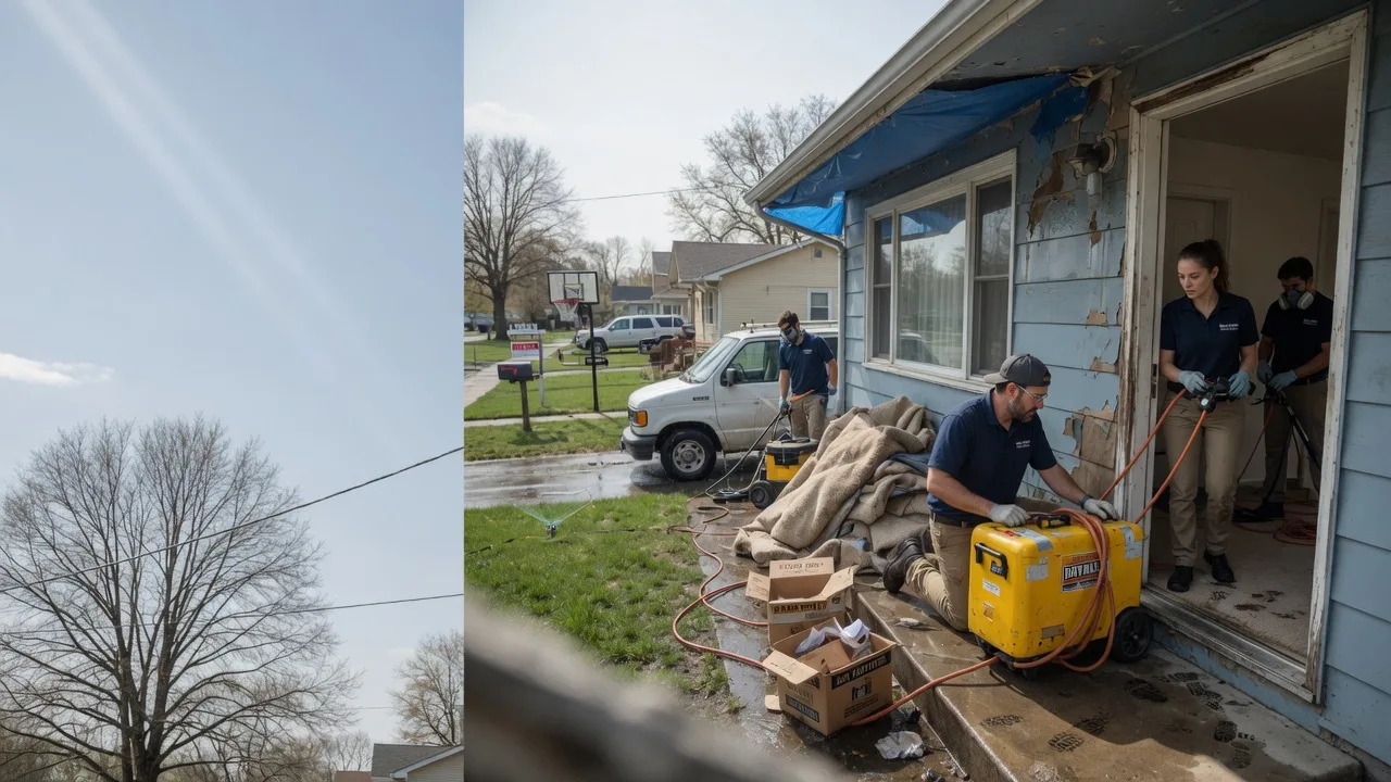 Basement Flood Cleanup in New Boston, MI near me
